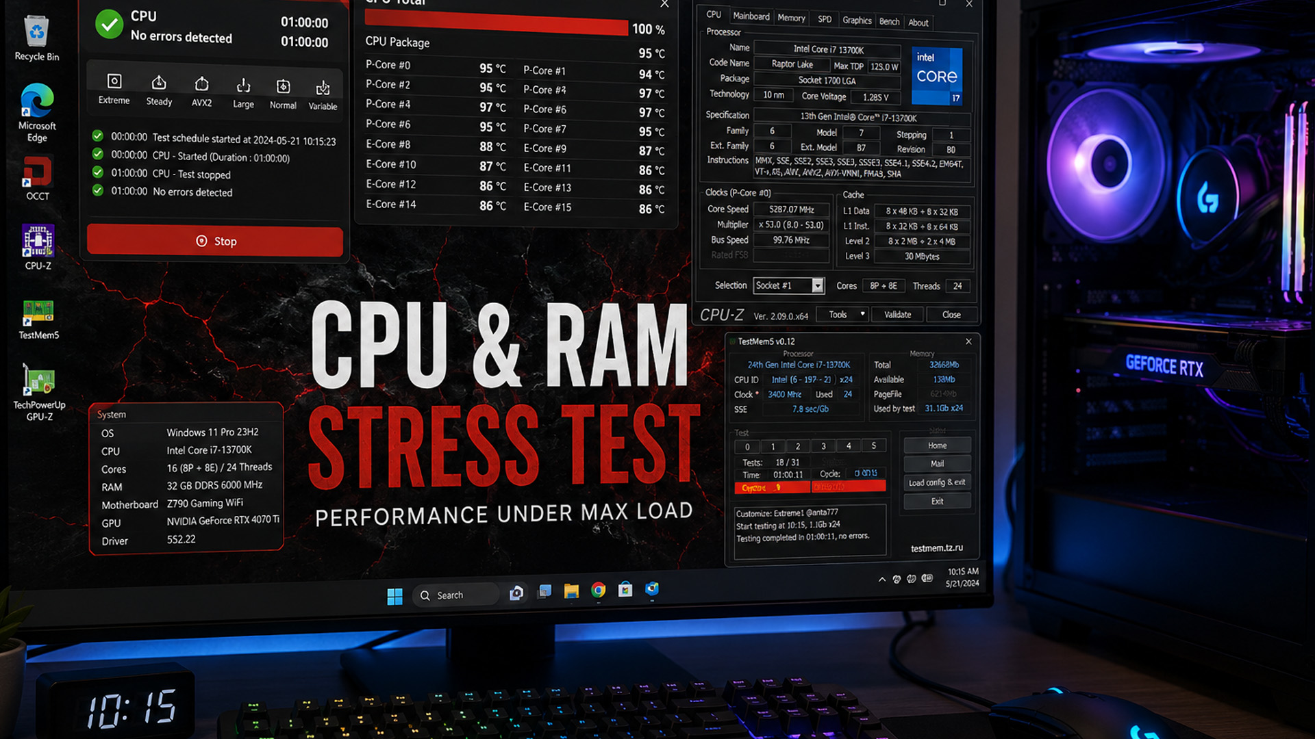 How to Check CPU & RAM Performance with Stress Tests
