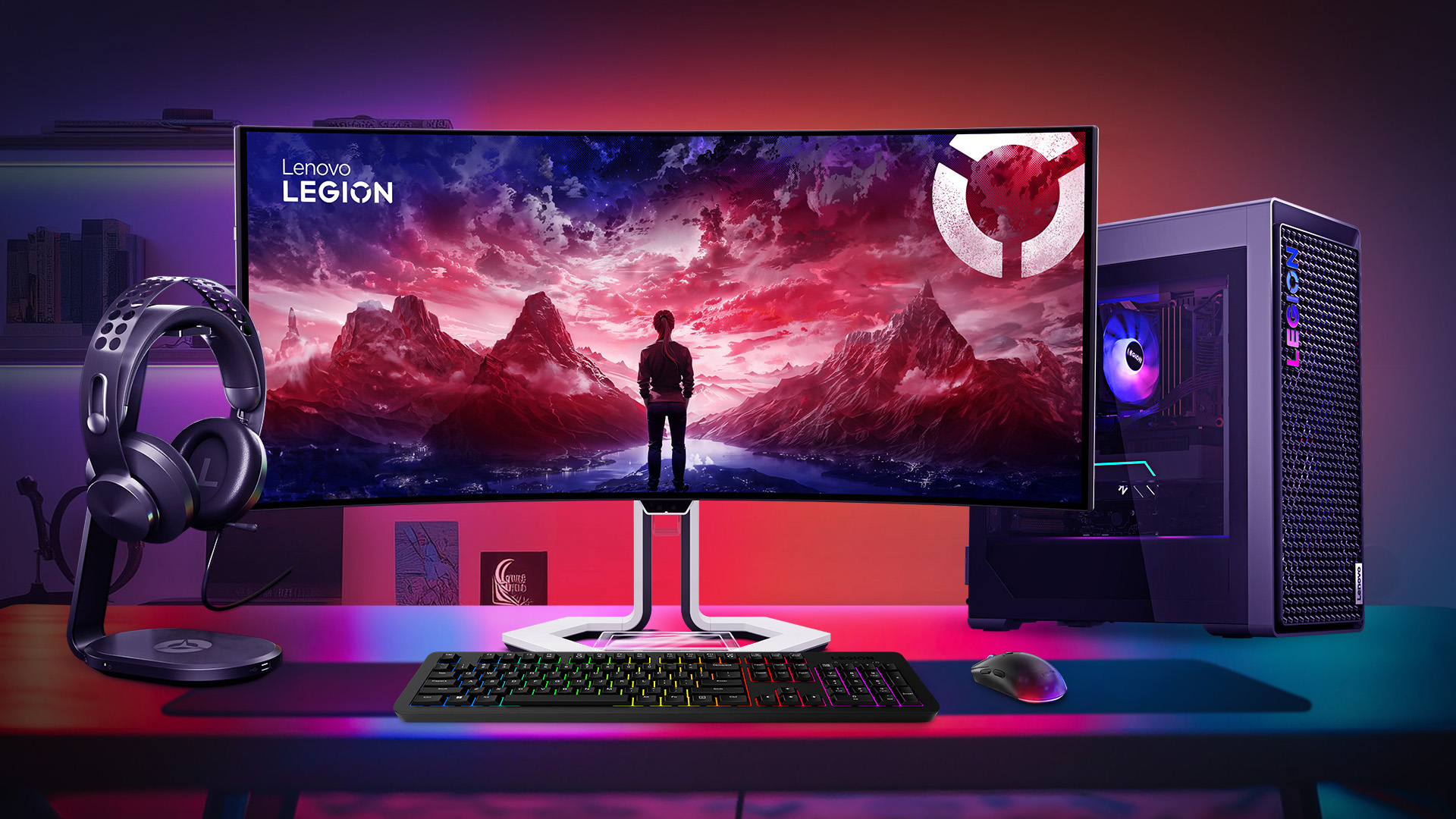 Lenovo Monitors for Gaming, Streaming & Esports